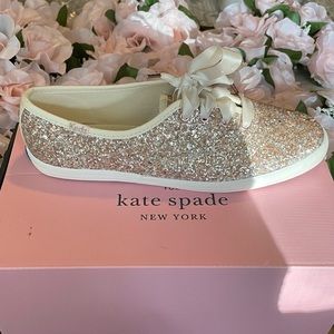 NWT- Keds x Kate Spade Multi Glitter sneakers